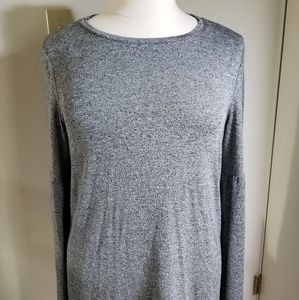 Halston Bell Sleeves Shirt Top - Large